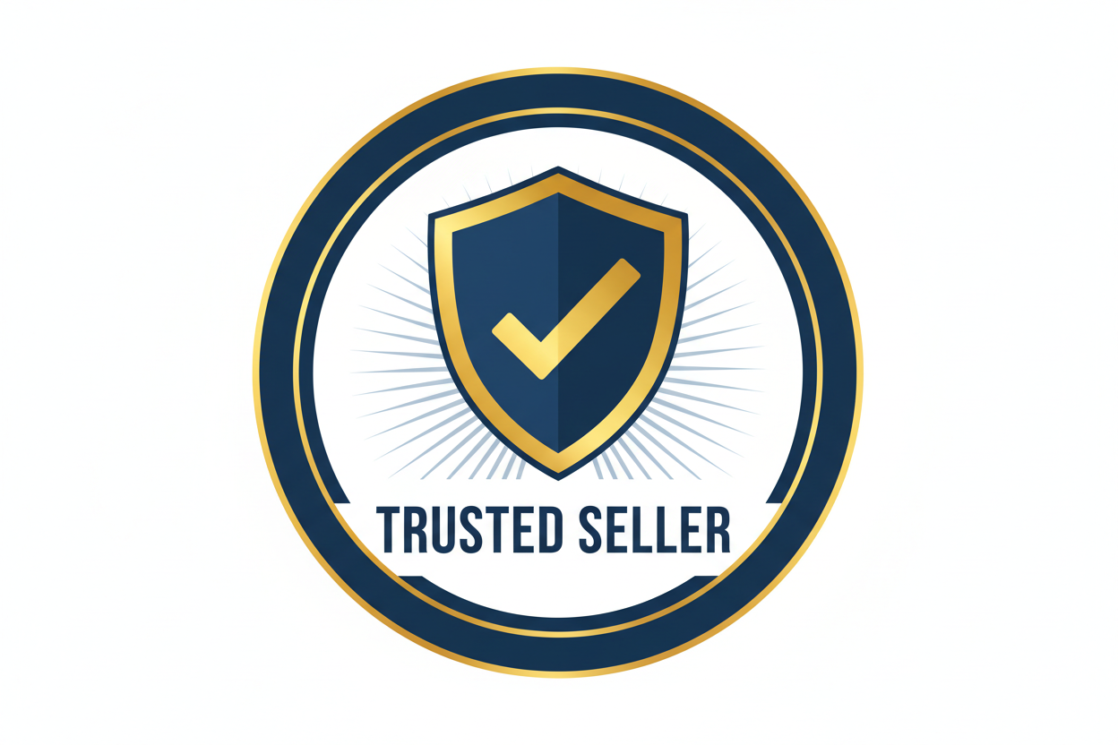 Make image in bold icon and text for trusted seller